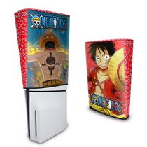 Capa compatível PS5 Slim Vertical Anti Poeira - One Piece - Pop Arte Skins