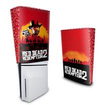 Capa compatível PS5 Slim Vertical Anti Poeira - Red Dead Redemption 2 - Pop Arte Skins
