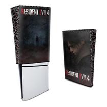 Capa compatível PS5 Slim Vertical Anti Poeira - Resident Evil 4 Remake - Pop Arte Skins