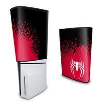Capa compatível PS5 Slim Vertical Anti Poeira - Spider-Man Homem Aranha 2 Edition