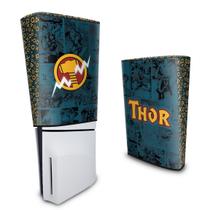 Capa compatível PS5 Slim Vertical Anti Poeira - Thor Comics - Pop Arte Skins