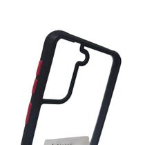 Capa Compatível S21 PLUS Anti-Impacto Acrílico Transparente com Borda Colorida 4 Cantos Reforçados E Capa Compatível S21 PLUS Anti-Impacto Acrílico Transparente com Borda Colorida 4 Cantos Reforçados E
