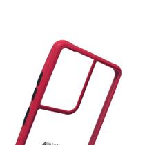 Capa Compatível S21 ULTRA Anti-Impacto Acrílico Transparente com Borda Colorida 4 Cantos Reforçados Capa Compatível S21 ULTRA Anti-Impacto Acrílico Transparente com Borda Colorida 4 Cantos Reforçados