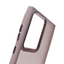 Capa Compatível S24 Ultra Fosca com Borda Colorida Anti Impacto Kit 1, 2 ou 3 Unidades