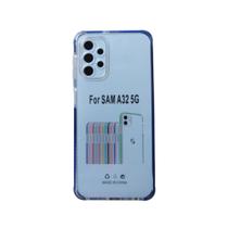 Capa Compatível Samsung A32 5G Tela 6.5 Borda Color - Azul Capa Compatível Samsung A32 5G Tela 6.5 Borda Color - Azul