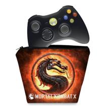 Capa Compatível Xbox 360 Controle Case - Mortal Kombat