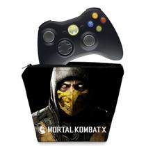 Capa Compatível Xbox 360 Controle Case - Mortal Kombat X a