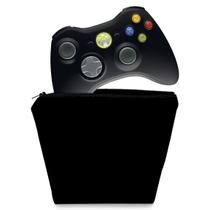 Capa Compatível Xbox 360 Controle Case - Preta All Black
