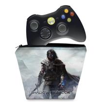 Capa Compatível Xbox 360 Controle Case - Shadow Of Mordor - Pop Arte Skins