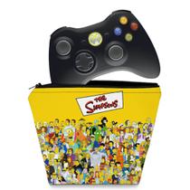 Capa Compatível Xbox 360 Controle Case - Simpsons