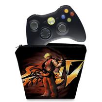 Capa Compatível Xbox 360 Controle Case - Street Fighter 4 a