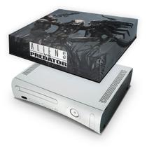 Capa Compatível Xbox 360 Fat Anti Poeira - Aliens Vs Predators