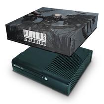 Capa Compatível Xbox 360 Super Slim Anti Poeira - Aliens Vs Predators