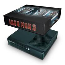 Capa Compatível Xbox 360 Super Slim Anti Poeira - Homem De Ferro a