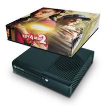 Capa Compatível Xbox 360 Super Slim Anti Poeira - Left 4 Dead 2