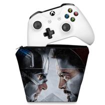 Capa Compatível Xbox One Controle Case - Capitão America - Guerra Civil - Pop Arte Skins