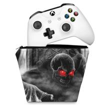 Capa Compatível Xbox One Controle Case - Caveira Skull