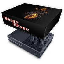 Capa Compatível Xbox One Fat Anti Poeira - Ghost Rider Motoqueiro Fantasma A - Pop Arte Skins