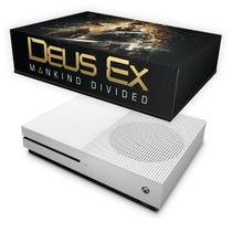 Capa Compatível Xbox One S Slim Anti Poeira - Deus Ex: Mankind Divided