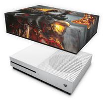 Capa Compatível Xbox One S Slim Anti Poeira - Ghost Rider - Motoqueiro Fantasma B