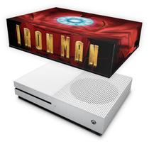 Capa Compatível Xbox One S Slim Anti Poeira - Iron Man - Homem De Ferro
