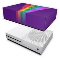 Capa Compatível Xbox One S Slim Anti Poeira - Rainbow Colors Colorido