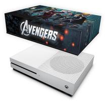 Capa Compatível Xbox One S Slim Anti Poeira - The Avengers - Os Vingadores