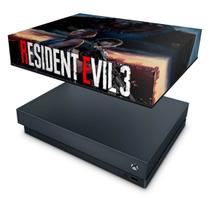 Capa Compatível Xbox One X Anti Poeira - Resident Evil 3 Remake