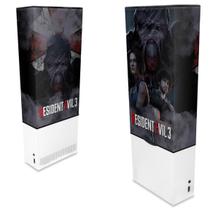 Capa Compatível Xbox Series S Vertical Anti Poeira - Resident Evil 3 Remake - Pop Arte Skins