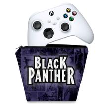Capa Compatível Xbox Series S X Controle Case - Pantera Negra Comics