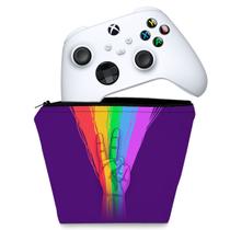 Capa Compatível Xbox Series S X Controle Case - Rainbow Colors Colorido