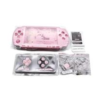 Capa completa profissional para console psp3000, kit de botões com alinhamento preciso dos furos