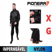 Capa Conjunto Chuva Motoqueiro Motoboy Impermeavel Nylon Pvc Pioneira Storm Masculina XG