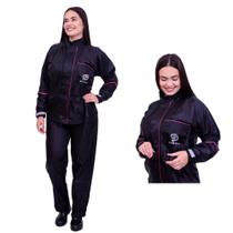 Capa Conjunto Roupa Chuva Nylon Star Capas Para Motoqueira Motociclista Impermeável Feminina Frio