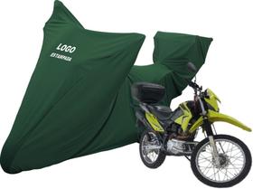 Capa Contra Risco Moto Honda Nxr 160 Bros Com Bauleto Baú Capa Contra Risco Moto Honda Nxr 160 Bros Com Bauleto Baú