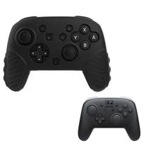 Capa controle preta nintendo switch 2 pro antiderrapante silicone proteção ns2