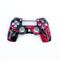 Capa Controle Ps4 Jet Black (Abstract Pink)