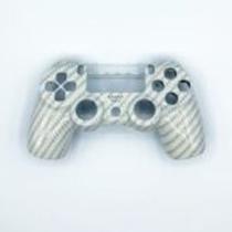 Capa Controle Ps4 Jet Black (White Gold)