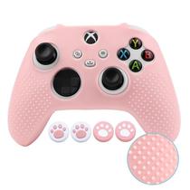 Capa controle rosa pastel antiderrapante xbx series s x
