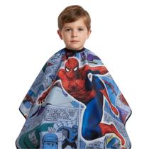 Capa Corte Infantil Profissional Microfibra HOMEM-ARANHA Capa Corte Infantil Profissional Microfibra HOMEM-ARANHA
