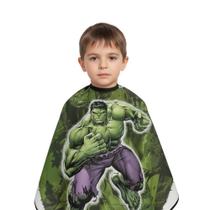 Capa Corte Infantil Profissional Microfibra HULK Capa Corte Infantil Profissional Microfibra HULK