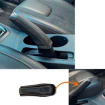 Capa Couro Alavanca Freio De Mão Chery Tiggo 2 2018 2019 2020 2021 2022 Linha Caramelo