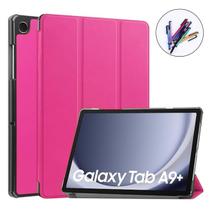 Capa Couro + Caneta Touch Para Tablet Samsung A9+ 11 X210