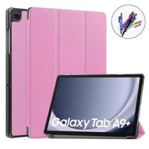 Capa Couro + Caneta Touch Para Tablet Samsung A9+ 11 X210