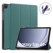 Capa Couro + Caneta Touch Para Tablet Samsung A9+ 11 X210