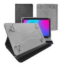 Capa Couro Carteira Preta Para Tablet Positivo Vision Tab 10