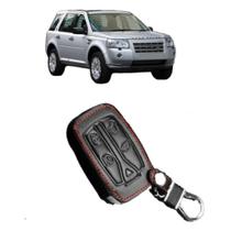 Capa Couro Chave 5 Botoes Presencial Land Rover Freelander 2