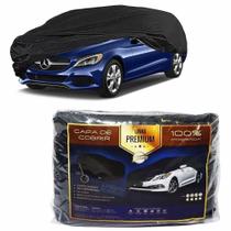 Capa Couro cobrir Mercedes Benz Classe A Impermeável Forrada (G310)