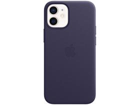 Capa Couro com MagSafe Violeta Profundo - para iPhone 12 Mini Original