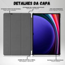 Capa Couro Magnética Para Samsung Tab S9 Plus 12.4 Polegadas - Star Capas E Acessórios